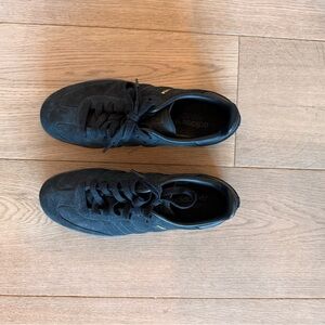 Adidas Black Suede Sneakers
